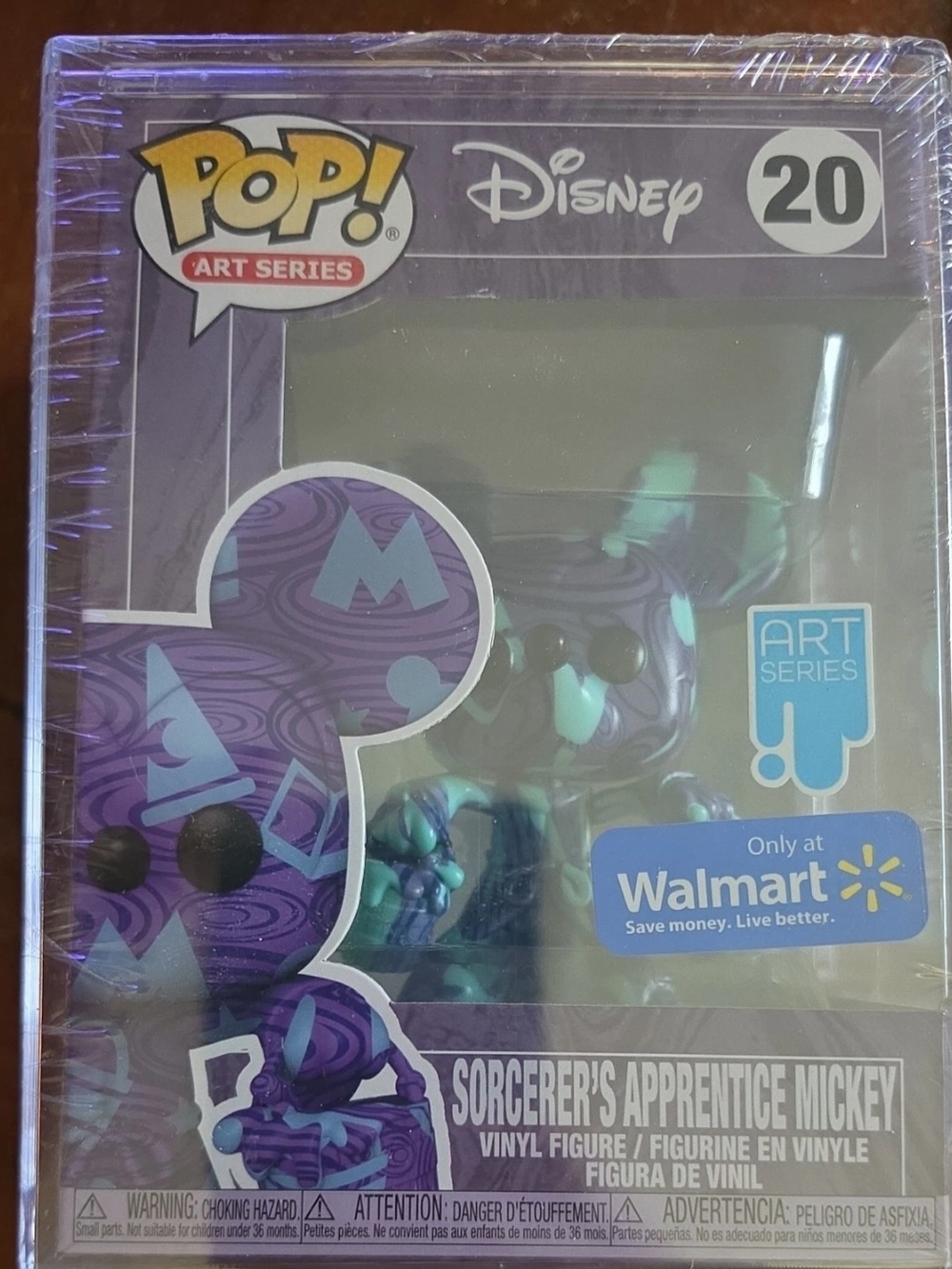 Funko Pop Art Series Disney Sorcerer's Apprentice Mickey Mouse #20 Walmart Exclu